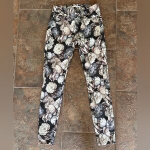 7 For All Mankind Floral Skinny Jeans